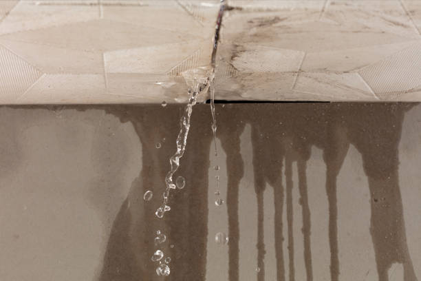 Professional Water Damage Restoration technician working in Florence, TX